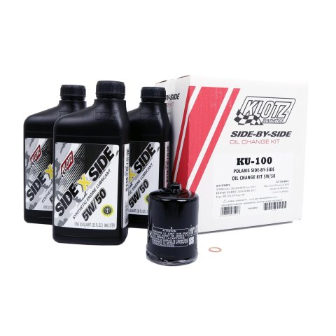 Klotz UTV Oil Service Kits KU-100 HF-198, 5W-50, Multiple Models