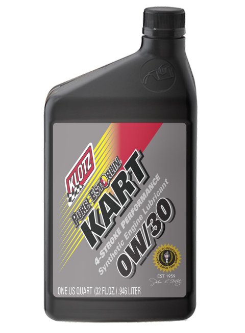 0w30 Klotz Synthetic Pure Estorlin Kart 4-Stroke Performance Oil KE-230 Engine Oil, 4-Stroke, Synthetic, 0W30, 1 Quart, Each