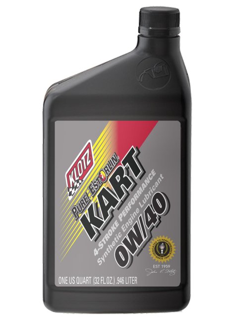 0w40 Klotz Synthetic Pure Estorlin Kart 4-Stroke Performance Oil KE-240 Engine Oil, 4-Stroke, Synthetic, 0W40, 1 Quart, Each