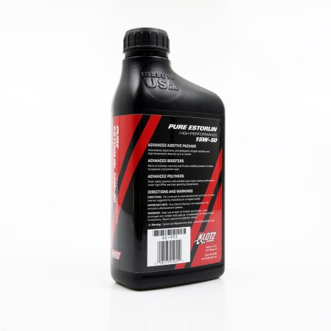 15w50 Klotz Synthetic Racing Estorlin Lubricant KE-955 Engine Oil, Estorlin, Synthetic, 15W50, 1 qt., Each
