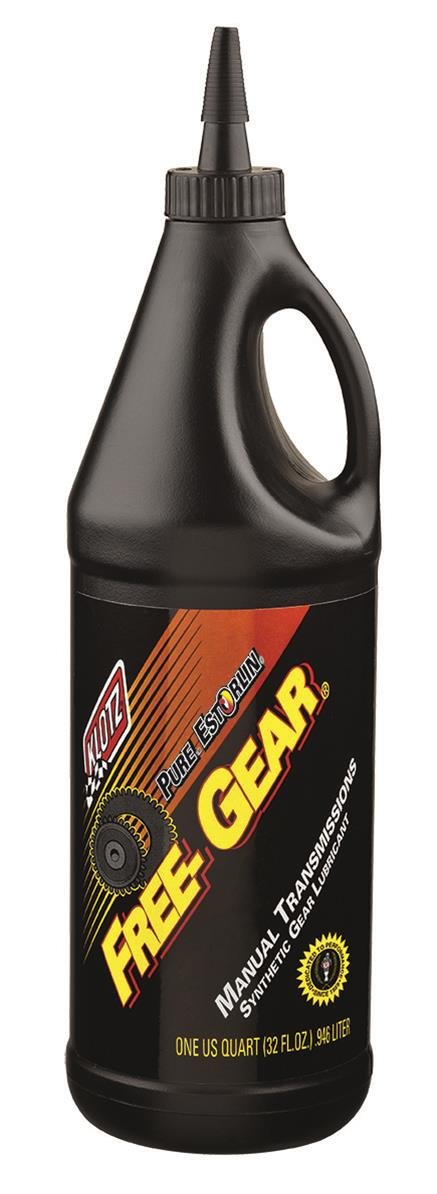75W80 Klotz Synthetic FREE-GEAR Manual Transmission Gear Lubricant KE-970 Lube, FREE-GEAR, Transmission, Synthetic, 75W80, 1 qt., Each