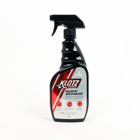 Klotz Quick Detailer KS-320 Liquid Protectant, Detailer, 23 oz, Spray Bottle, Glass, Metal, Plastic, Painted Surfaces, Each