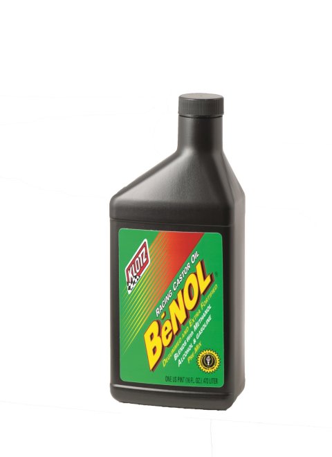 Klotz BeNOL Racing Castor Oil BC-175 Motor Oil, BeNOL, Oil, Castor, 2-Cycle, 1 Pint, Each