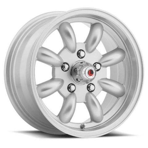 Legendary Wheels T/A 8-Spoke Silver Machined 17x8 Wheels, Machined, 17 in. x 8.00 in., Aluminum, Machined, 5 x 114.3mm Bolt Circle, 4.25 in. Backspacing, Each
