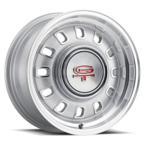 Legendary Wheels 12-Slot Silver Machined 15x7 Wheels, Machined, 15 in. x 7.00 in., Aluminum, Machined, 4 x 114.3mm Bolt Circle, 3.75 in. Backspacing, Each