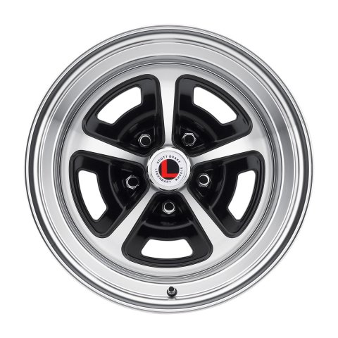 Legendary Wheels Magnum 500 Gloss Black Machined 16x8 Wheels, Machined, 16 in. x 8.00 in., Aluminum, Machined, 5 x 114.3mm Bolt Circle, 4.50 in. Backspacing, Each