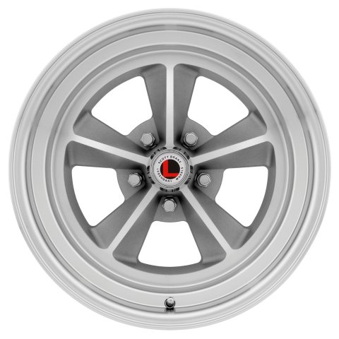 Legendary Wheels GT9 Silver 17x8 Wheels, Silver, 17 in. x 8.00 in., Aluminum, Gloss Silver, 5 x 114.3mm Bolt Circle, 4.25 in. Backspacing, Each