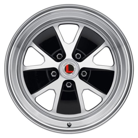 Legendary Wheels Styled Alloy Black Machined 17x7 Wheels, Machined, 17 in. x 7.00 in., Aluminum, Machined, 5 x 114.3mm Bolt Circle, 4.25 in. Backspacing, Each