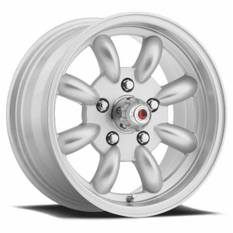 Legendary Wheels T/A 8-Spoke Silver Machined 17x7 Wheels, Machined, 17 in. x 7.00 in., Aluminum, Machined, 5 x 114.3mm Bolt Circle, 4.25 in. Backspacing, Each