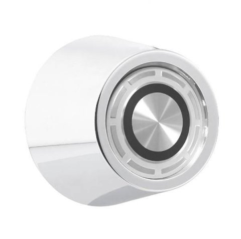 Legendary Wheels Center Caps LW-HC014 Wheel Cap, Screw-On, Aluminum, Chrome, Black/Silver Bulls Eye Emblem, Fits LW40, LW50, Magnum 400/500 Series Wheels, Each