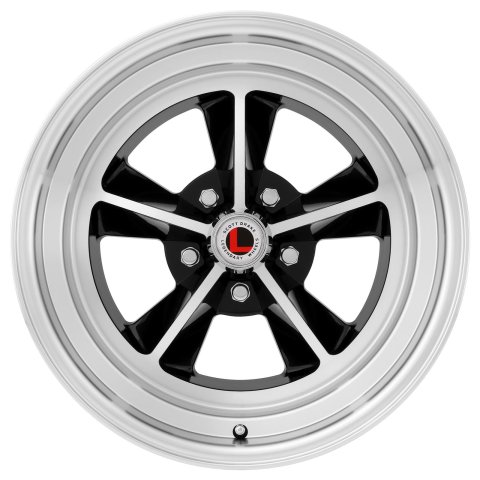 Legendary Wheels GT9 Black Machined 17x7 Wheels, Machined, 17 in. x 7.00 in., Aluminum, Machined, 5 x 114.3mm Bolt Circle, 4.25 in. Backspacing, Each