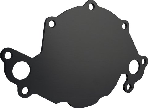 CVR Water Pump Back Plates 65022BK Plate, Billet Aluminum, Black Anodized, Ford, 289, 302, 351W, Each