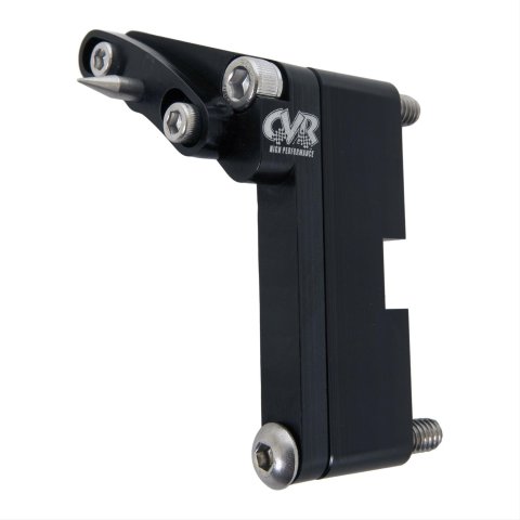 CVR Billet Timing Pointers TP4800S Pointer, Aluminum, Black, Chevy, Big Block, 8 in. Balancer, Fits Covers, Each