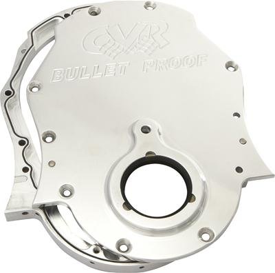 CVR Timing Covers TC2454CL Cover, Billet Aluminum, 2-Piece, Chevy, Big Block, Each