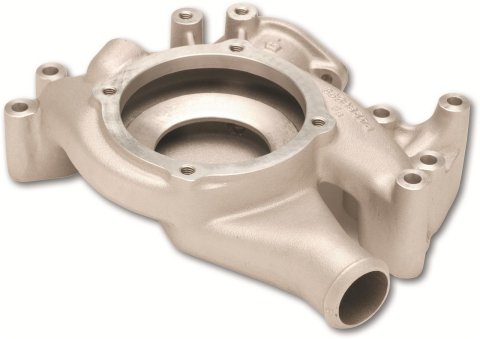 CVR Water Pump Housings 7426 Housing, Aluminum, Natural, Chrysler, Dodge, Plymouth, Big Block, 392 Hemi, 426 Hemi, Each