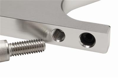 CVR Billet Nitrous Bottle Brackets NO67CL Brackets, Aluminum, Clear Anodized, 10-15 lbs. Bottle, Set