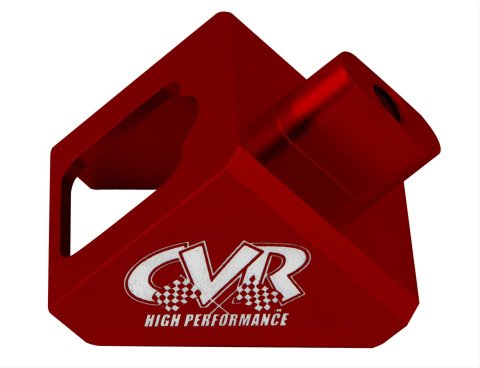 CVR Passing Gear Cable Brackets 641R Bracket, Aluminum, Red Anodized, Each