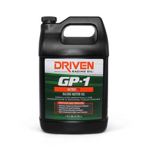 70 Driven Racing Oil GP-1 Nitro High Performance Motor 19708-4 Engine Oil, Nitro, 70W, Semi Synthetic, 1 Gallon, Set of 4