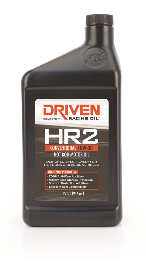 10w30 Driven Racing Oil HR2 Conventional High Performance Motor 02006 Engine Oil, HR-2 Performance, Mineral, 10W30, 1 qt., Each
