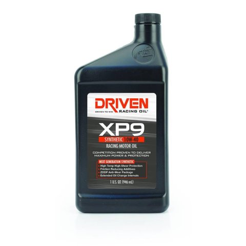 10w40 Driven Racing Oil XP9 Synthetic Motor 03206 Engine Oil, Racing, 10W40, 1 qt., Each