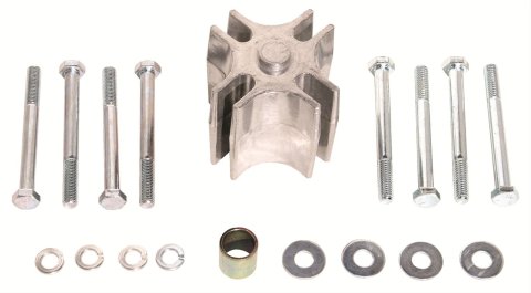 Perma-Cool Mechanical Fan Spacers 24250 Spacer, Aluminum, 2.5 in. Thick, 5/8 in. Pilot, AMC/Buick, Chevy, Ford, Oldsmobile, Pontiac, Kit