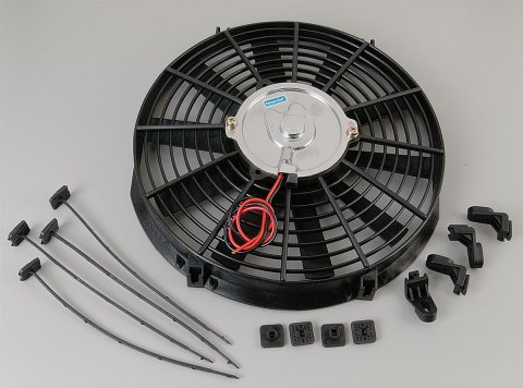 12 Inch 2,300 CFM Perma-Cool Standard Electric Fan 19122 Fan, Single, in. Diameter, Reversible, cfm, Black, Plastic, Kit