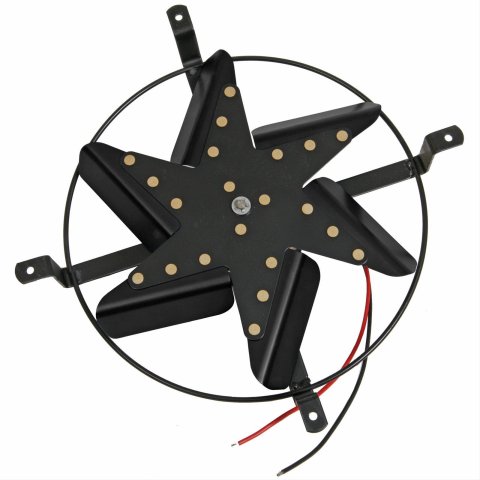 12 Inch 3,300 CFM Perma-Cool High Performance Electric Fan 19112 Fan, Electric, Single, cfm., 12.5 in. Width, 12.5 in. Height, Pusher/Puller, Each