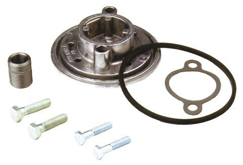 Perma-Cool Bolt-On Oil Filter Adapters 1134 Adapter, Filter, Canister to Spin-On Conversion, Aluminum, Natural, 13/16-16 in. Thread, Chevy, GMC, Kit