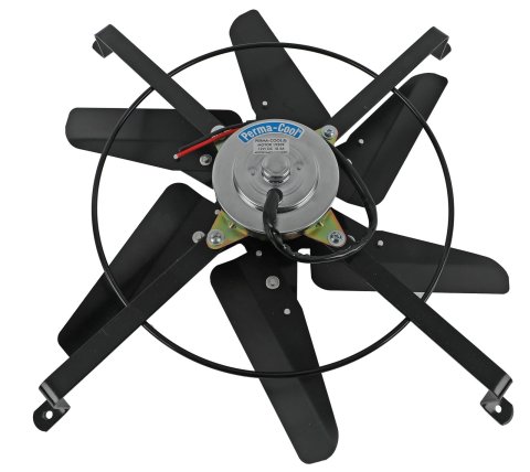 17.38 Inch 2,900 CFM Perma-Cool High Performance Electric Fan 19117 Fan, Single, 17.375 in. Diameter, Reversible, cfm, Aluminum Blade, Kit