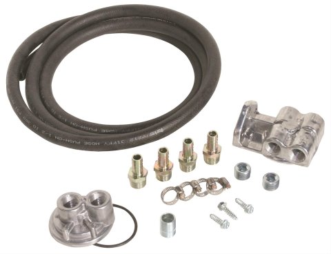 Perma-Cool Oil Filter Relocation Kits 70956 Kit, Uses OEM Type Filter, Dodge Cummins, Diesel