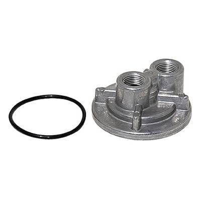 Perma-Cool Spin-On Oil Filter Adapters 1156 Adapter, Spin-on Bypass Style, Aluminum, Natural, 1-16 in. Thread, 1/2 in. Inlet/Outlet, Each