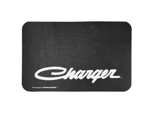 Fender Gripper Covers FG2211 Cover, Foam/Vinyl, Black, Charger Logo, 22 in. x 34 in., Each