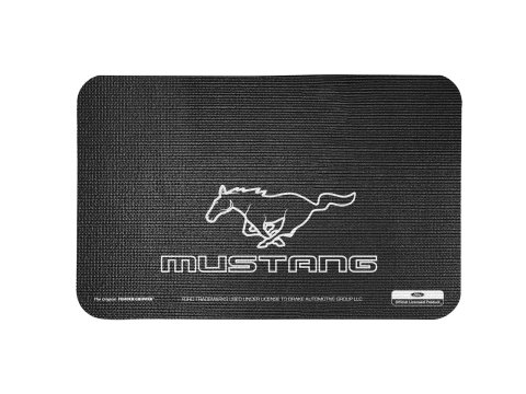 Fender Gripper Covers FG2105-1 Cover, Rubber/Nylon, Black, Ford Mustang Logo, 22 in. x 34 in., Each