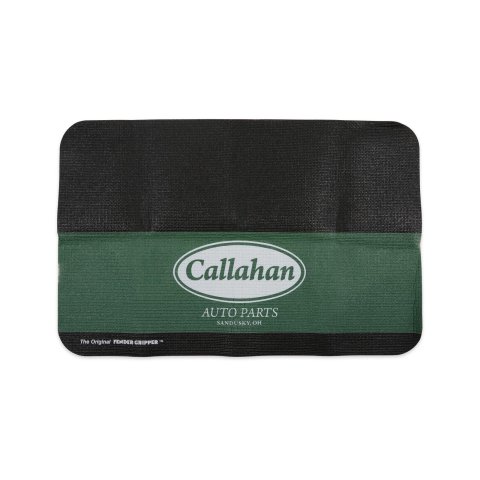 Fender Gripper Covers FG2454 Cover, Foam/Vinyl, Black, Callahan Auto Parts Logo, 22 in. x 34 in., Each