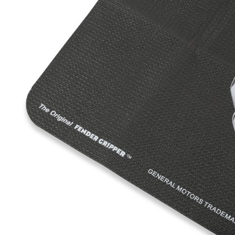 Fender Gripper Covers FG2083 Covers, Gripper, Black, Nylon Mesh, Foam Non Slip Backing, Corvette,Flag Logo, Chevy, Each