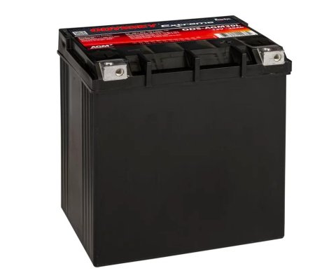 Odyssey Extreme Batteries ODS-AGM30L Battery, Extreme, Deep Cycle/Starting, AGM, 12 V, 500 Cranking Amps, Side Terminals, Arctic Cat, Argo, BMW, Can-Am, Harley-Davidson®, Polaris, Each