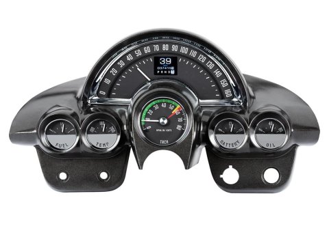 Dakota Digital RTX Direct-Fit Gauge Kits for 1958-1962 CORVETTE - RTX-58C-VET-X Kit, Direct Fit, Series, Analog/Digital, Black, Multicolor, Chevrolet, Kit