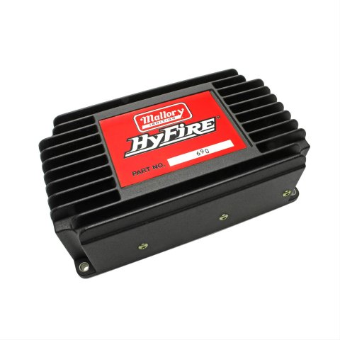 Mallory HyFire V Ignitions 690 Ignition Box, V, Capacitive Discharge, Analog, 10-18 V, Black, Kit