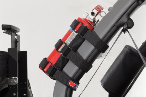 Warn Standard-Duty Roll Bar Fire Extinguisher Holders 102656 Bracket, Standard Duty, Bar, Marine-Grade Vinyl, Black, Each