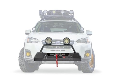 Warn Grille Guard Tubes for 2018-2020 CROSSTREK, 2019-2021 FORESTER - 106236 Guard, Tube, Light Mount Provisions, Steel, Black Powdercoat, Use with 106221, Subaru, Crosstrek, Each
