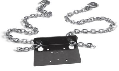 Warn Portable Anchor Plates 70770 Plate, Steel, Black Powdercoated, for Winch Model 1700, 3700, or 4700, Each