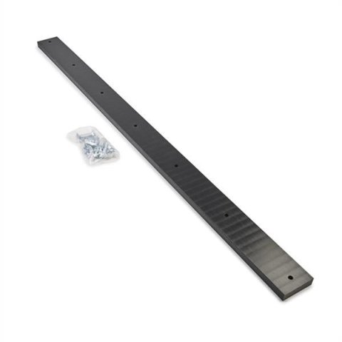 Warn Plow Blade Wear Bars 80860 Snow Bar, Plastic, Black, 50.00 in. Length, Each