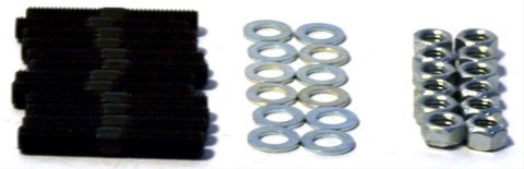 Warn Locking Hub Fastener Kits 34696 Replacement Parts, Stud Kit, Includes Studs, Washers, Nuts, Fits 9062, 9072, 29062, 28751 External Mount Hubs, Kit