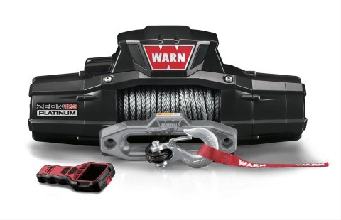 12,000 lbs. Warn Zeon 12-S Platinum Winch 95960 Winch, Series, Electric, 12 V, lbs., Hawse, 80 ft. Synthetic Rope, Wireless Remote