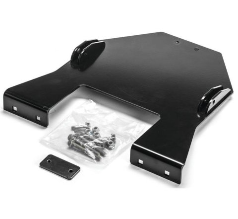 Warn Center Plow Mounting Kits 107562 Snow Mounts, Kits, Frame Mount, Steel, Black Powdercoated, Can-Am, Kit
