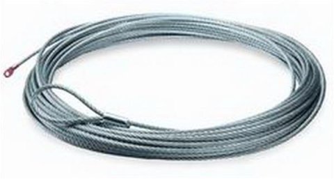 Warn Wire Ropes 38310 Winch Cable, Replacement Rope, Galvanized Steel, 5/16 in. Diameter, 80 ft. Length, M6000, Each