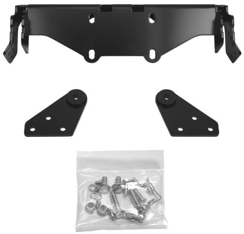 Warn ProVantage Front Plow Mounting Kits for 2018-2020 YFM450 KODIAK 450, 450 EPS, 2019-2020 EPS SE - 90855 Snow Mounts, Kits, Frame Mount, Steel, Black Powdercoated, Yamaha, Kit