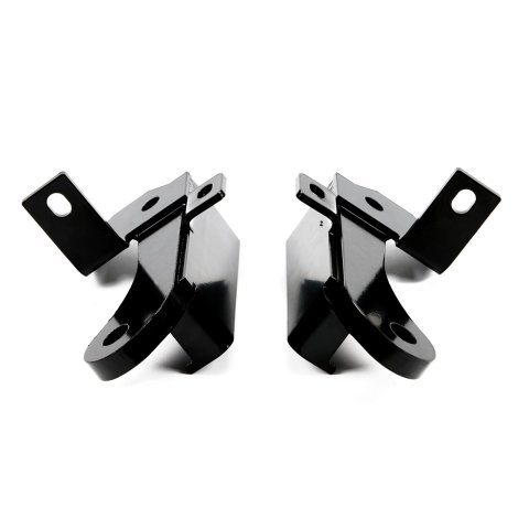 Warn Recovery Points for 2020-2021 GLADIATOR, 2018-2021 WRANGLER - 102370 D-Ring Mount, Jack Point and Point, Steel, Black, Jeep, JL, Pair