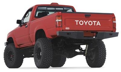 Warn Rock Crawler Bumpers for 1989-1995 PICKUP - 68490 Rear Bumper, Crawler, Fabricated, Steel, Black Powdercoated, Toyota, Each