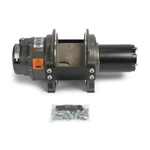 2,500 lbs. Warn DC2500 Mid-Frame Industrial Hoists 85161 Hoist, Industrial, Electric, 24 V, Rating, Brake, Power Out, Each